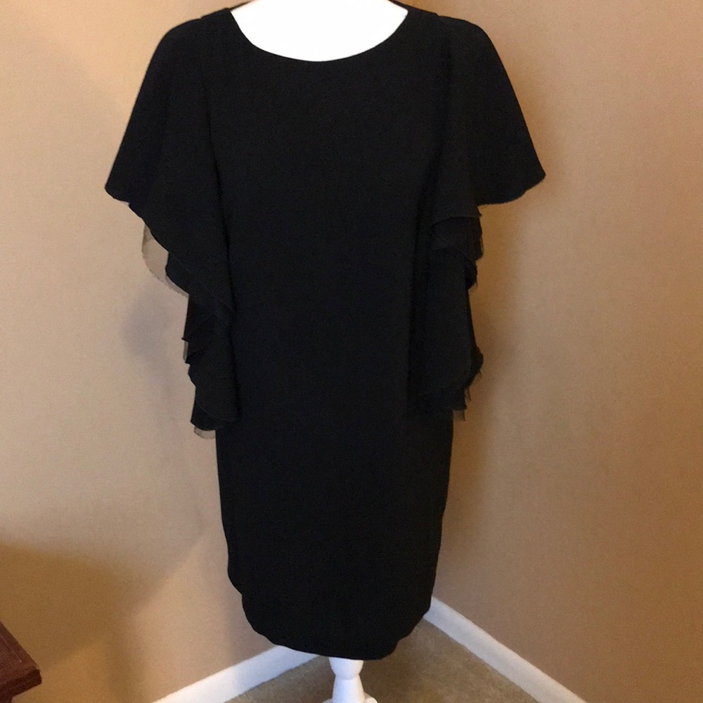 BCBGMaxAzria Black Mini Dress - Picture 3 of 7